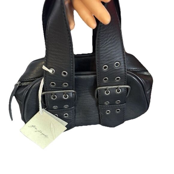 Free People Black Satchel - Picture 9 of 13